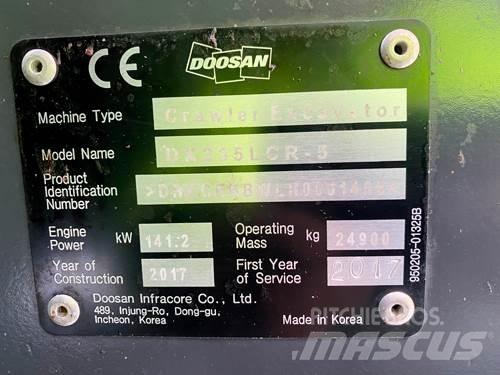 Doosan DX235LCR-5 Pásová rýpadla