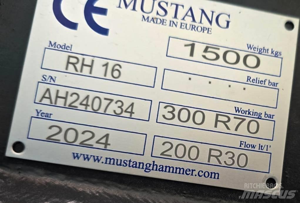 Mustang RH16 Štěpkovače