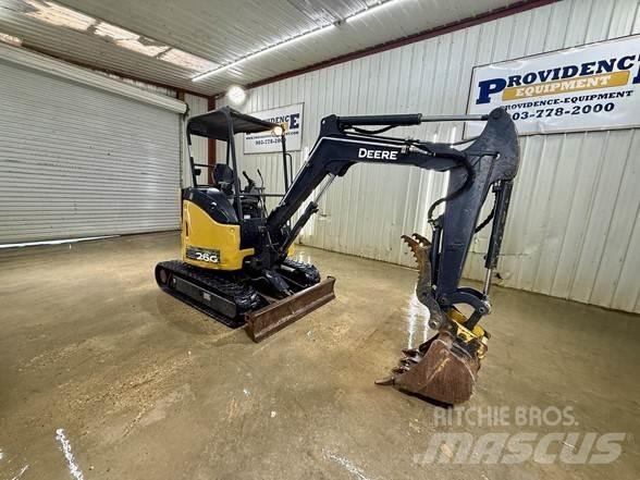 John Deere 26G Mini rýpadla < 7t