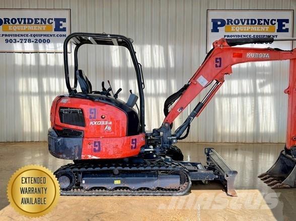 Kubota KX033-4 Mini rýpadla < 7t