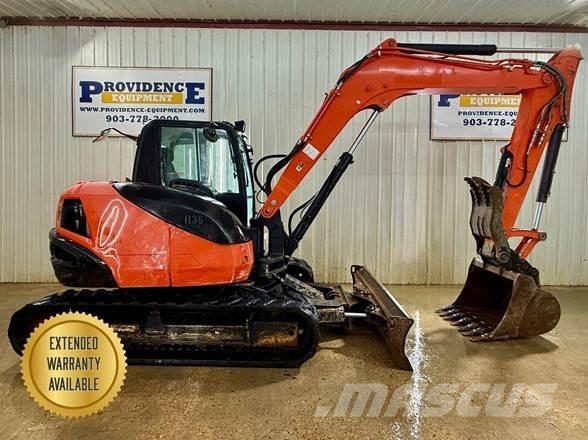 Kubota KX080-4 Pásová rýpadla