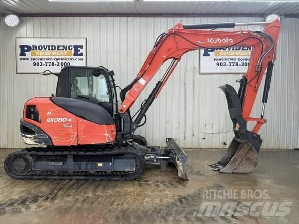 Kubota KX080-4 Pásová rýpadla