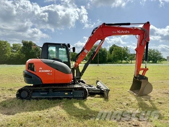 Kubota KX080-4 Pásová rýpadla