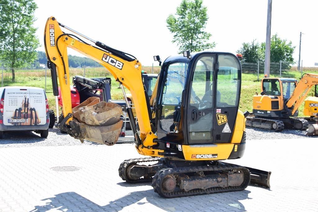 JCB 8026 CTS Mini rýpadla < 7t