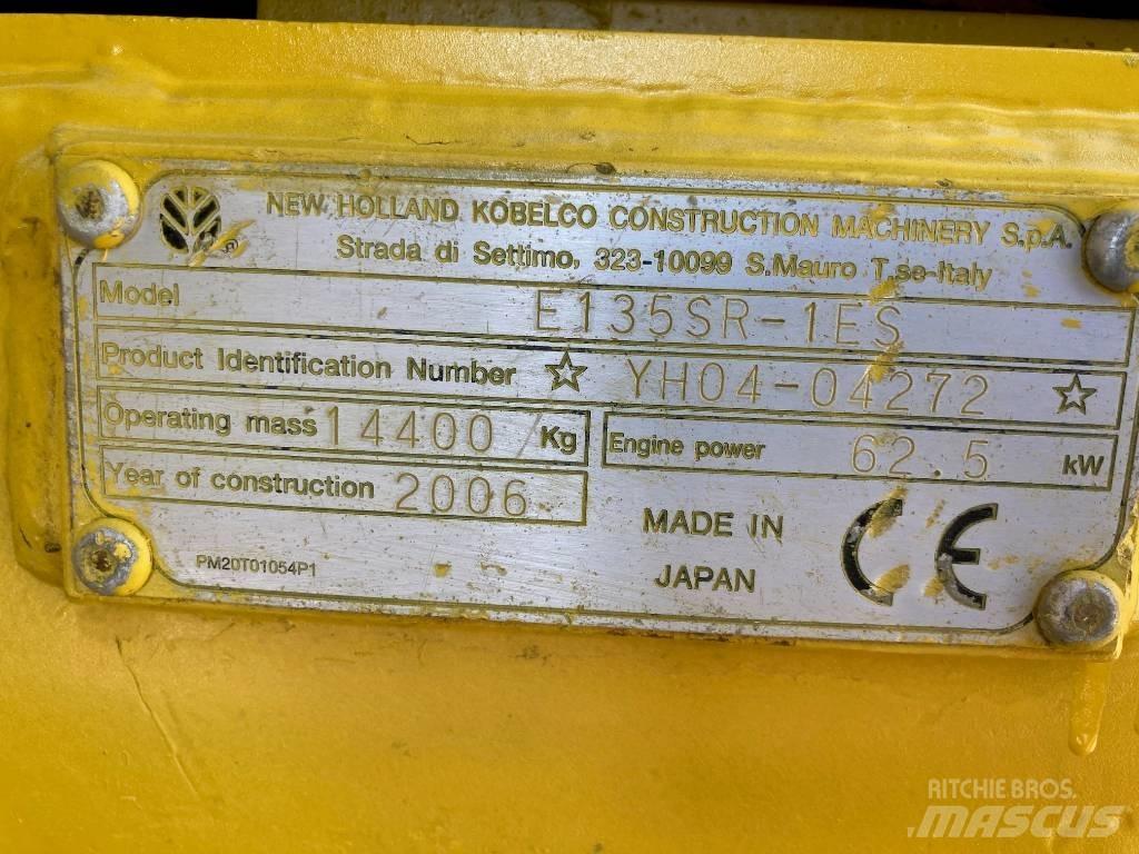 New Holland E 135 SR Midi rýpadla 7t - 12t