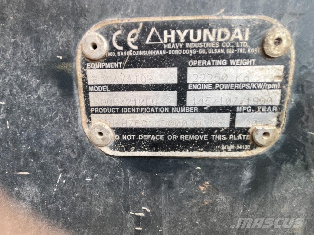 Hyundai 210-9! Pásová rýpadla