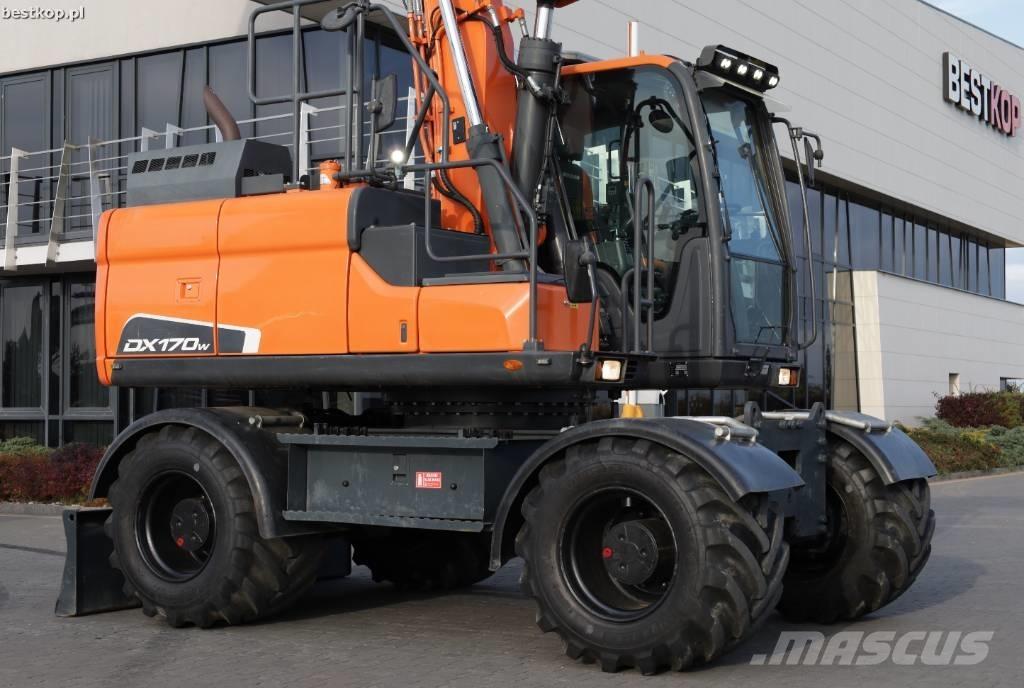 Doosan DX170W-5 Kolová rýpadla