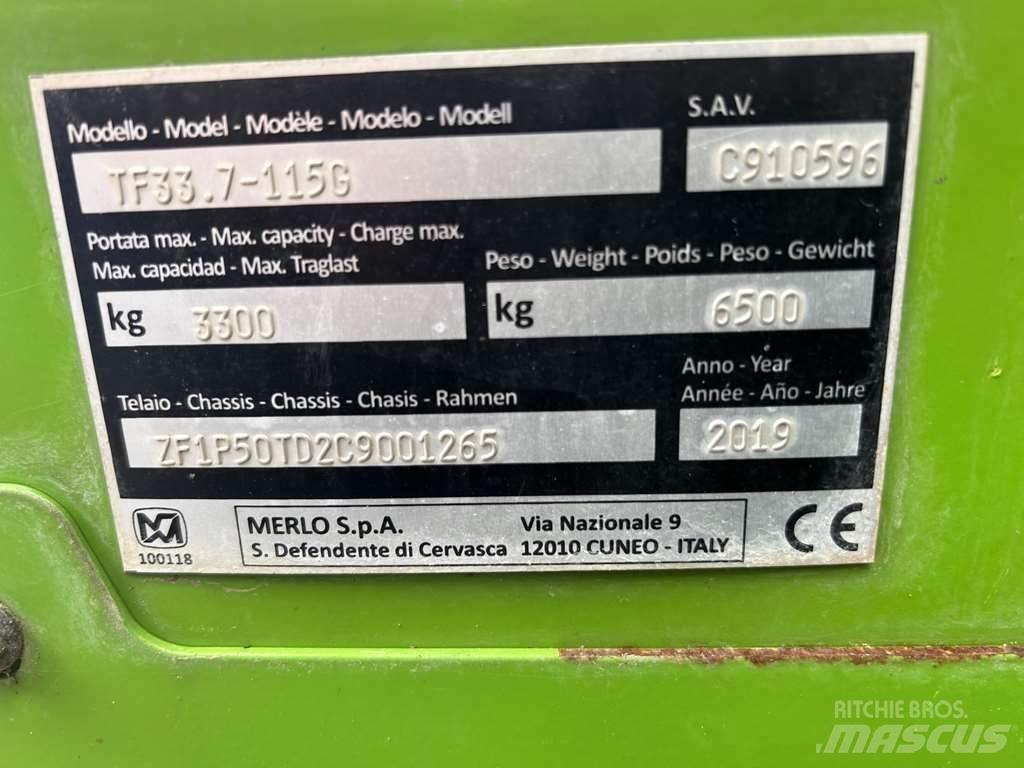 Merlo TF33.7 Teleskopické manipulátory