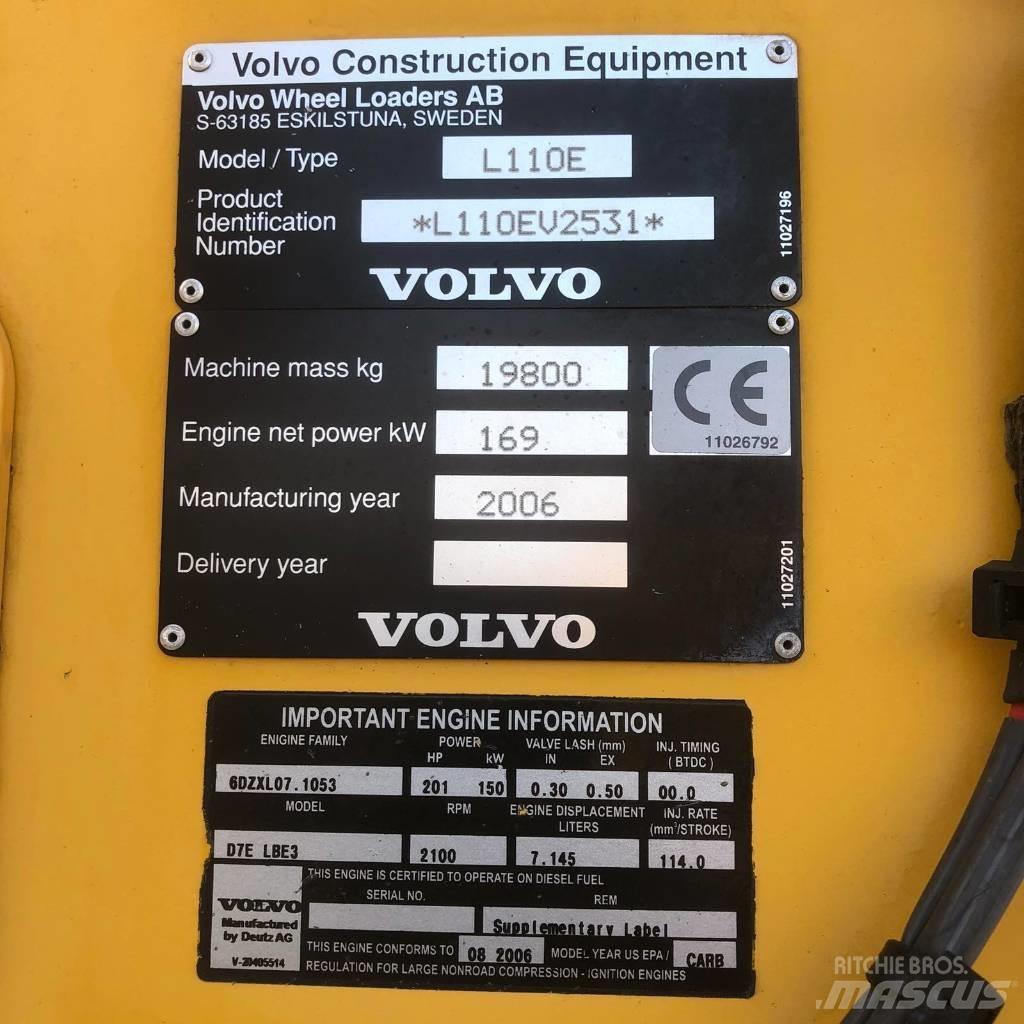 Volvo L 110 E Kolové nakladače