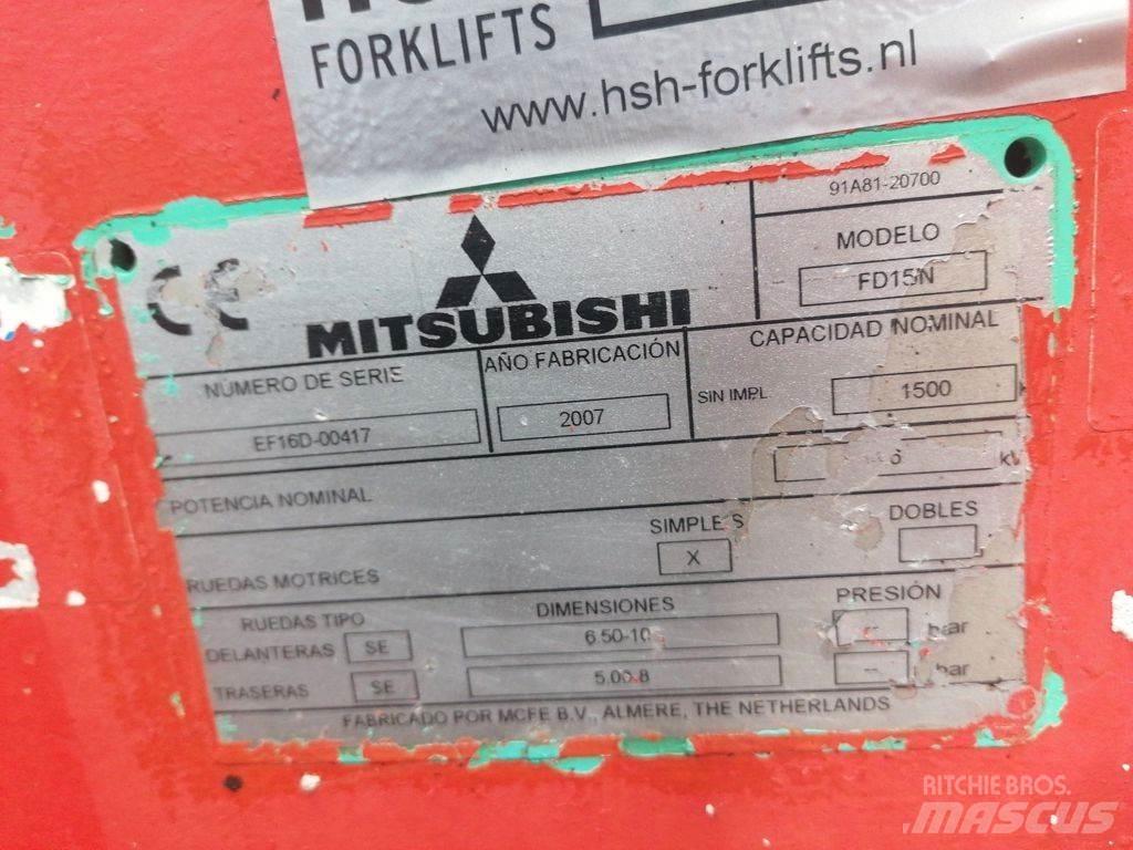 Mitsubishi FD15N Dieselové vozíky