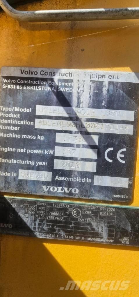 Volvo L 90 H Kolové nakladače