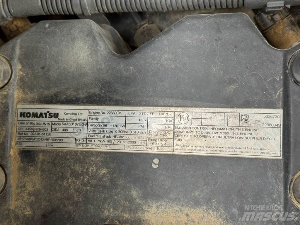 Komatsu PW180-11 Kolová rýpadla