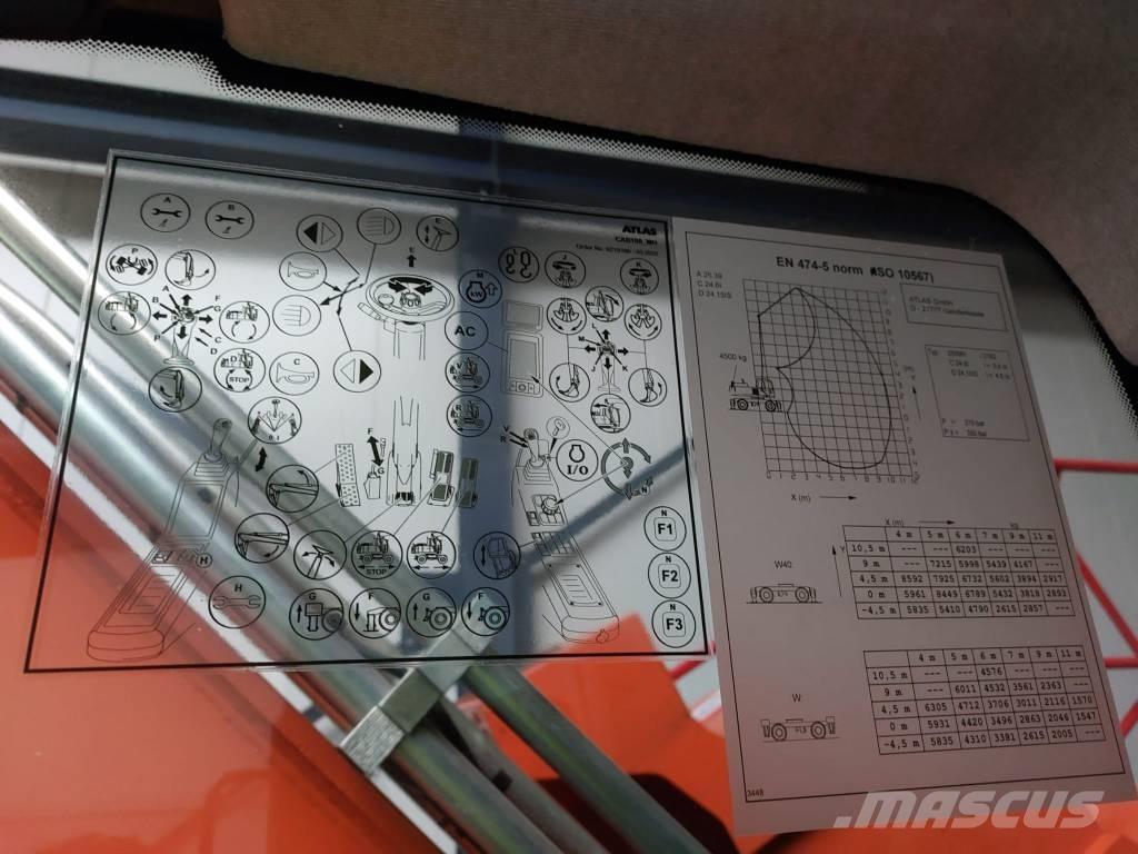 Atlas 250 MH Stroje pro manipulaci s odpadem