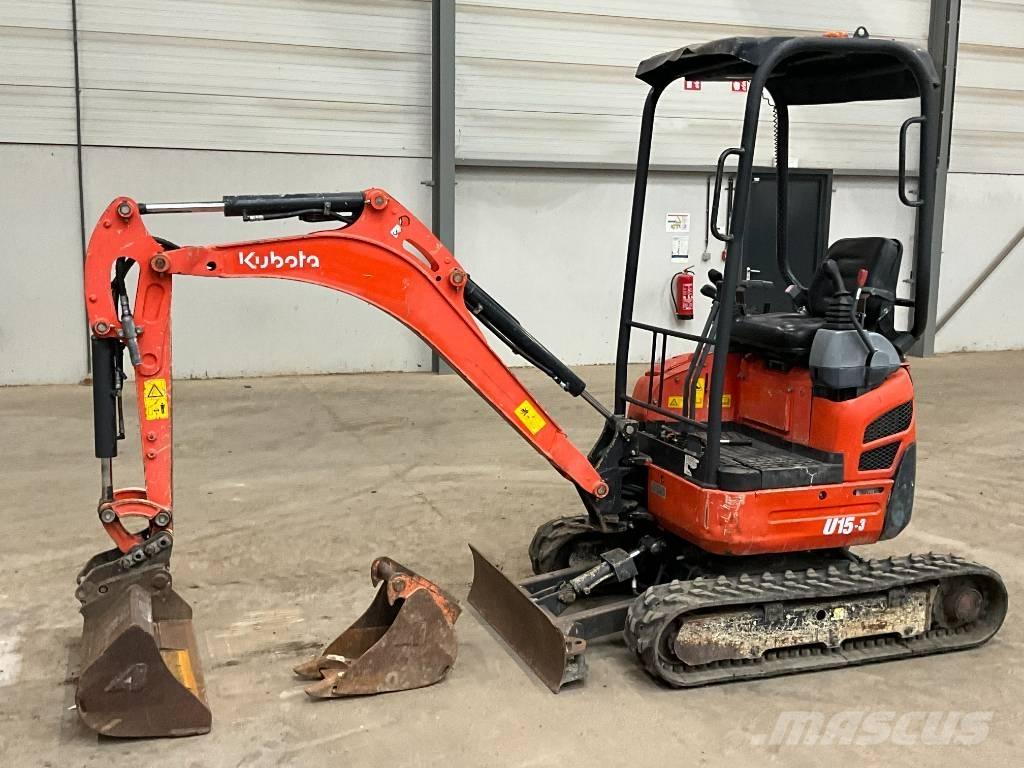 Kubota U 15-3 Mini rýpadla < 7t