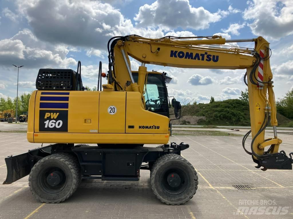 Komatsu PW 160-11 E0 Kolová rýpadla