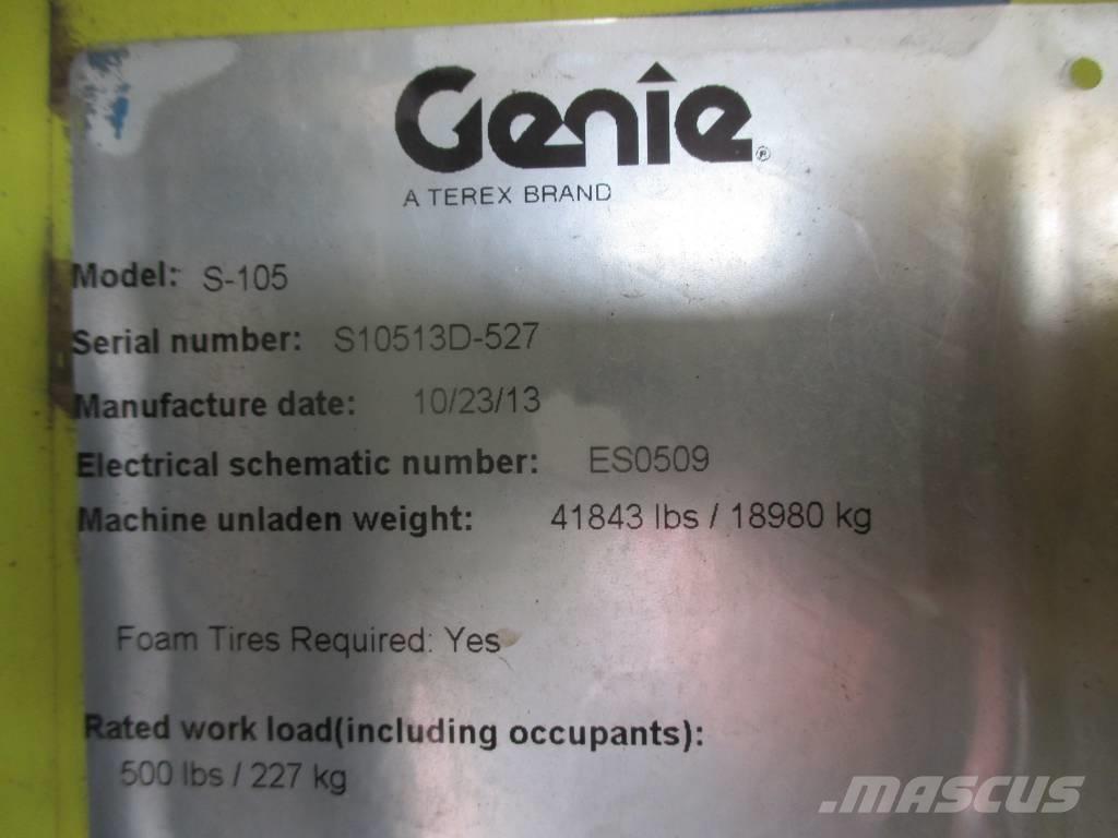 Genie S 105 Teleskopické plošiny