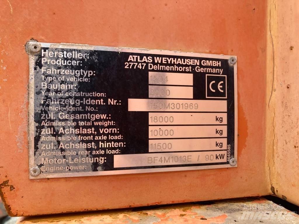 Atlas 1504 Kolová rýpadla