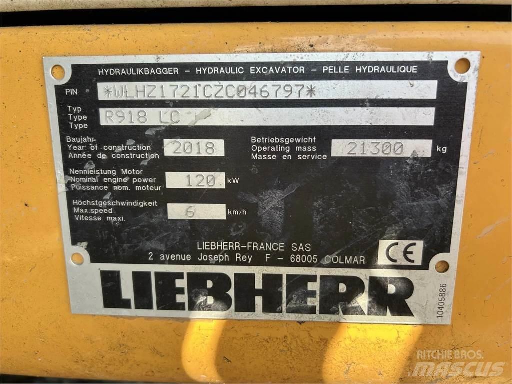 Liebherr R918 LC Pásová rýpadla