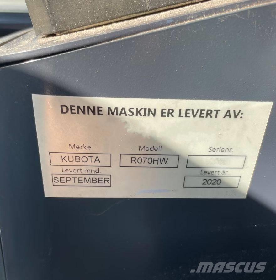 Kubota R 070 HW Kolové nakladače