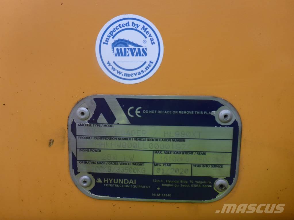 Hyundai HL980XT Kolové nakladače