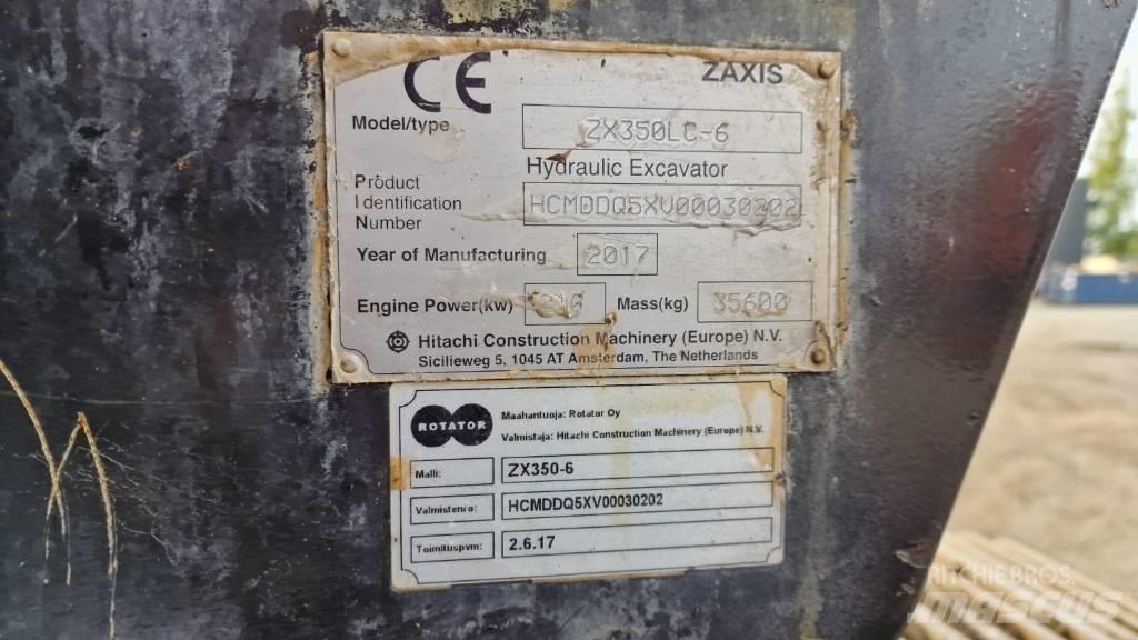 Hitachi ZX 350 LC-6 Pásová rýpadla