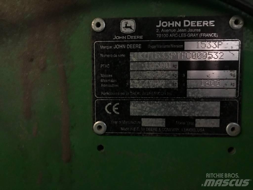 John Deere L 1533P Lis na hranaté balíky