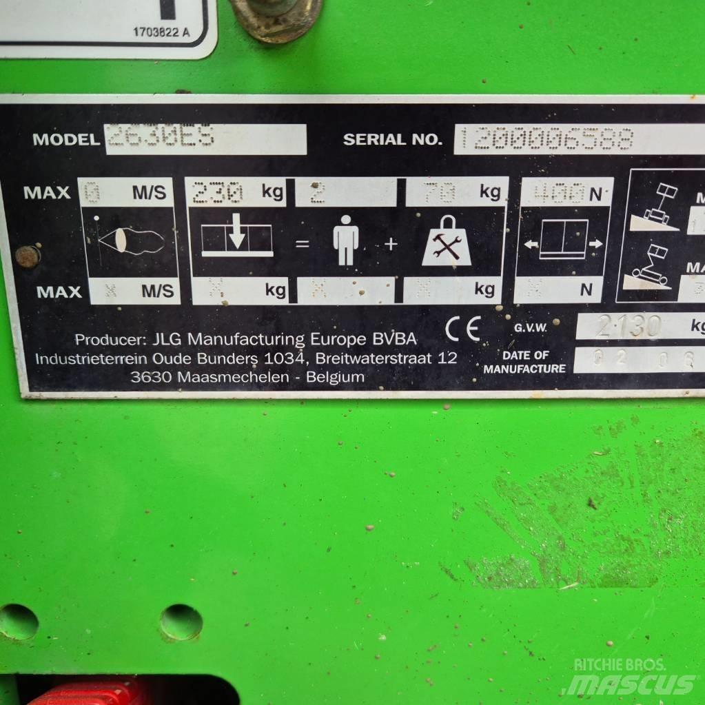 JLG 2630 ES Nůžková zvedací plošina