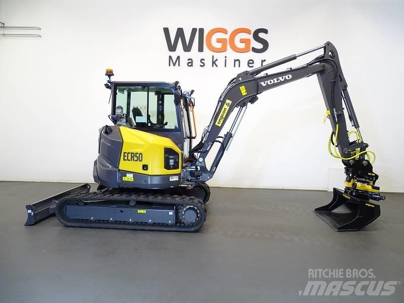 Volvo ECR50F Mini rýpadla < 7t