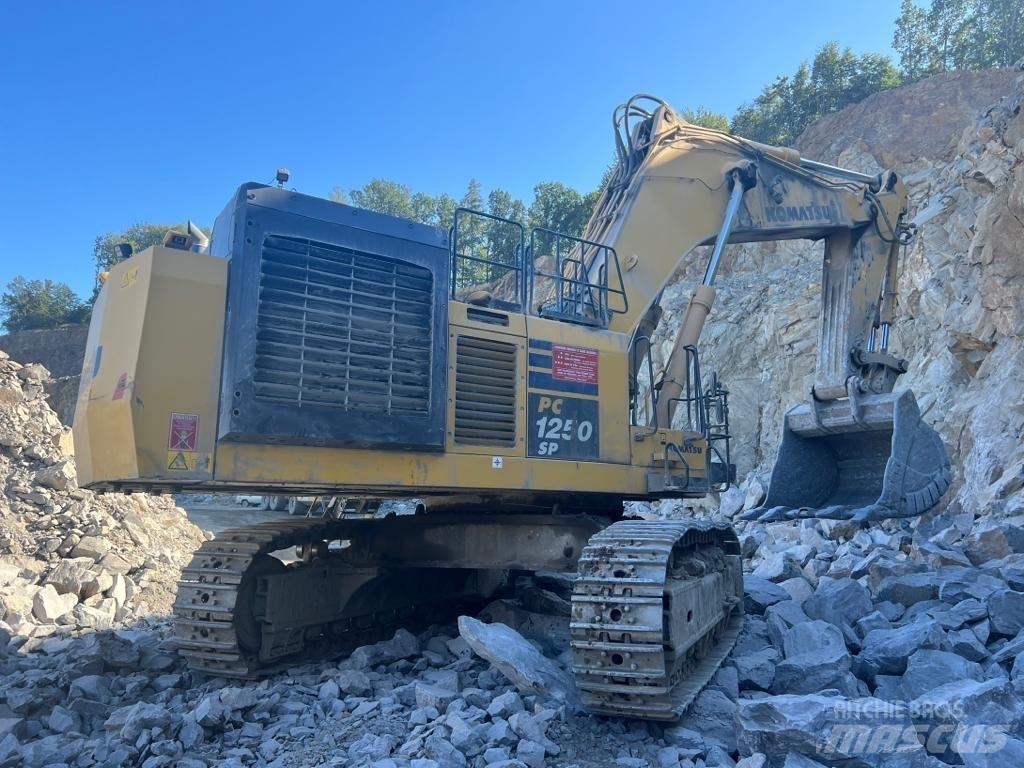Komatsu PC 1250 SP Pásová rýpadla