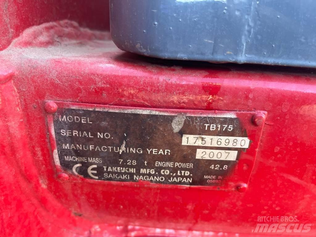 Takeuchi TB 175 Midi rýpadla 7t - 12t