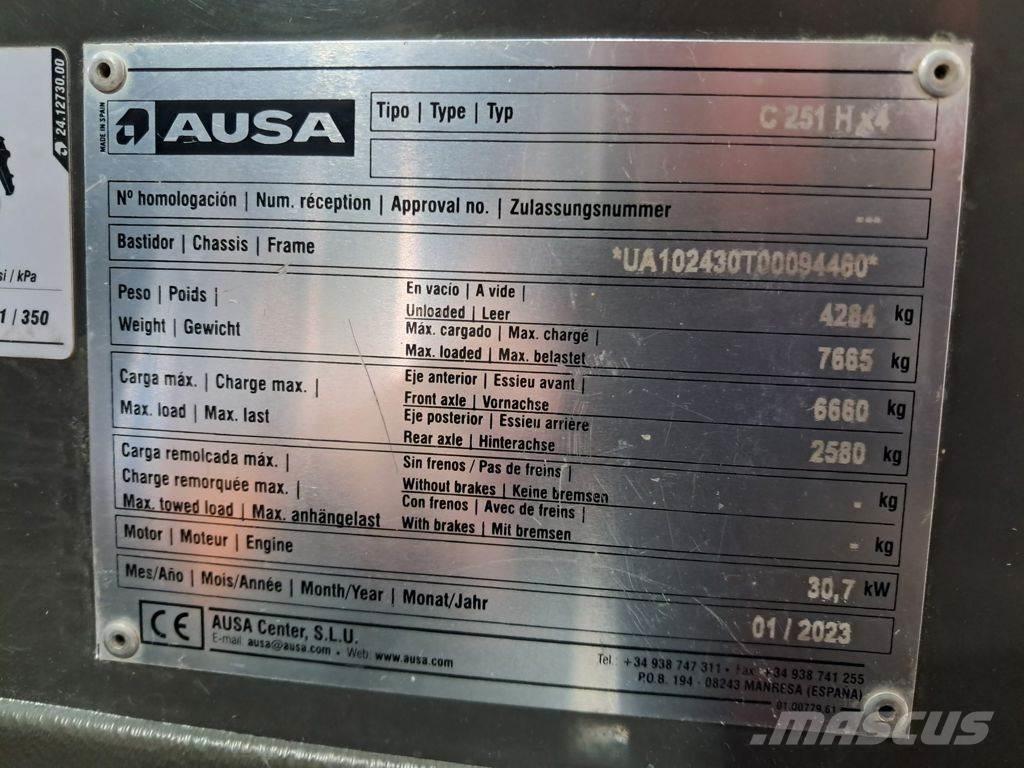 Ausa C251 HX4 Terénní vysokozdvižné vozíky