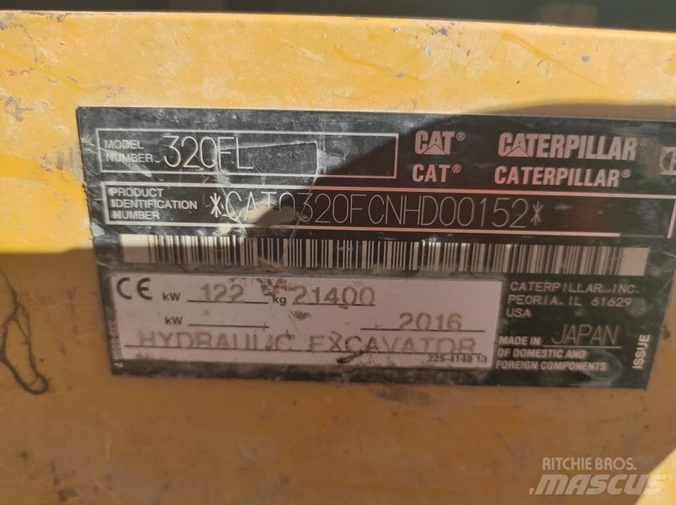 CAT 320 FL 3D Pásová rýpadla