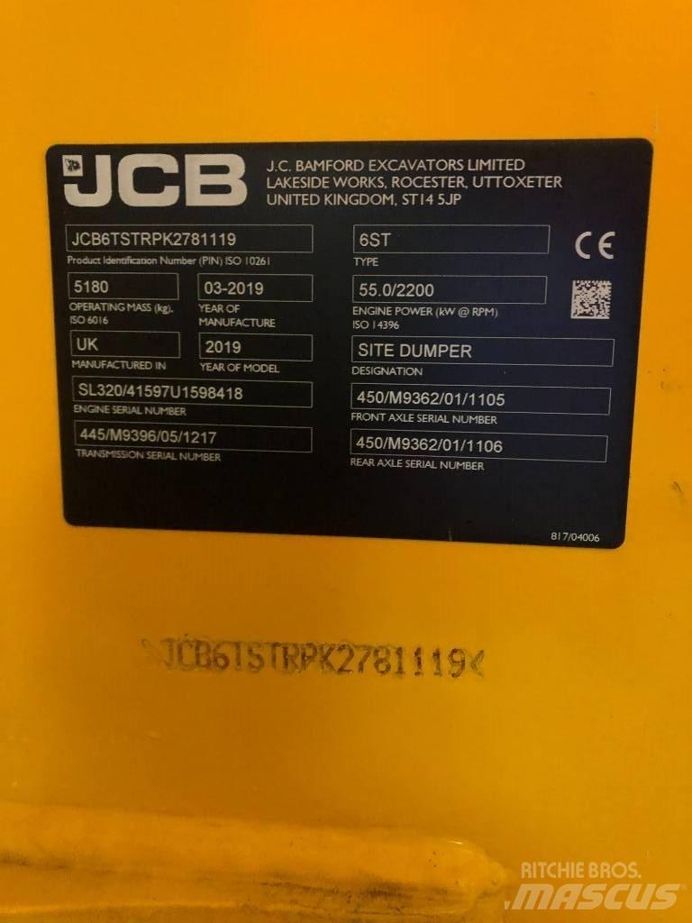JCB 6 ST Vyklápěcí dempry