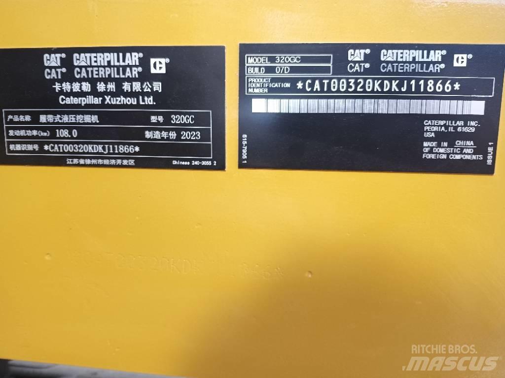 CAT 320 GC Pásová rýpadla