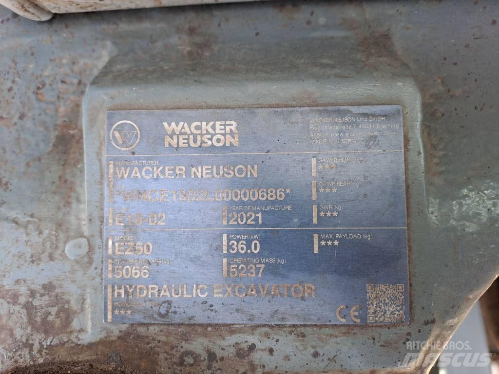 Wacker Neuson EZ50 Pásová rýpadla