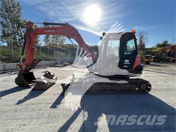 Kubota KX080-4 Pásová rýpadla