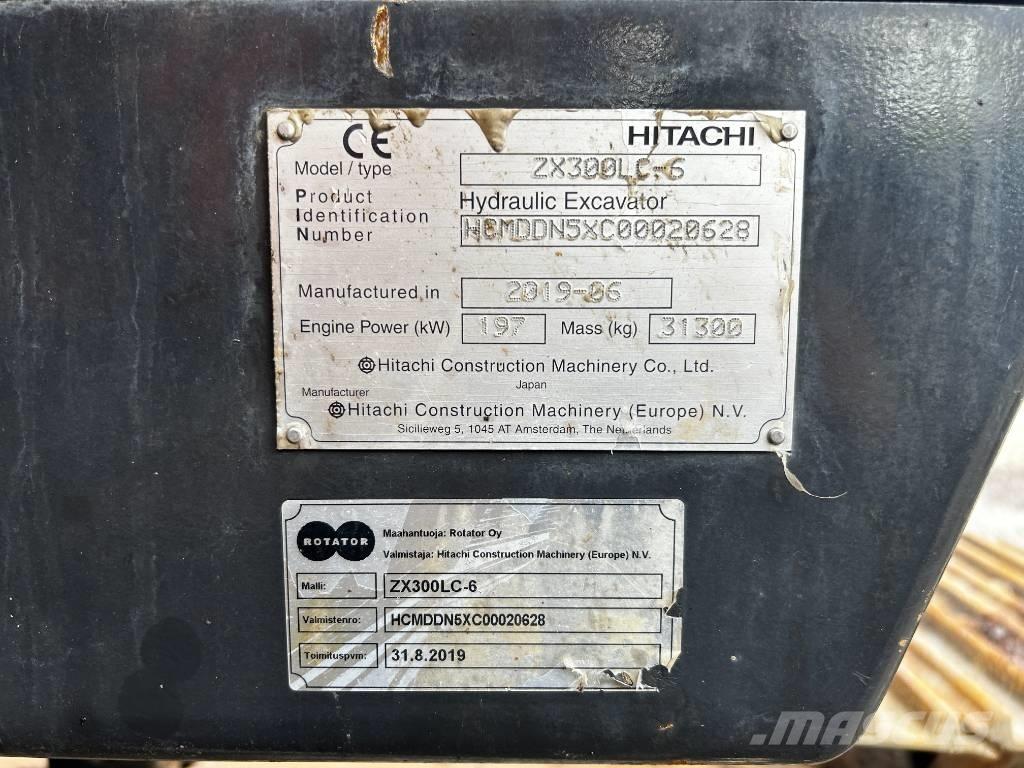 Hitachi ZX 300 LC-6 Pásová rýpadla
