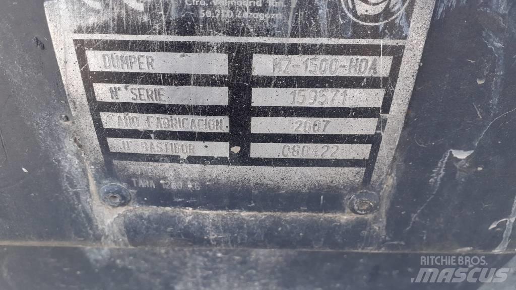 Mz Imer MZ-1500-HDA Vyklápěcí dempry