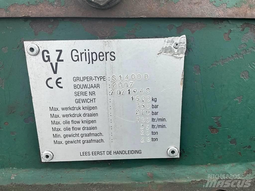  GZV S14300D Klešťové drapáky