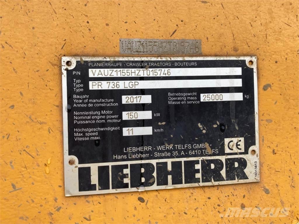 Liebherr PR736 LGP Pásové dozery