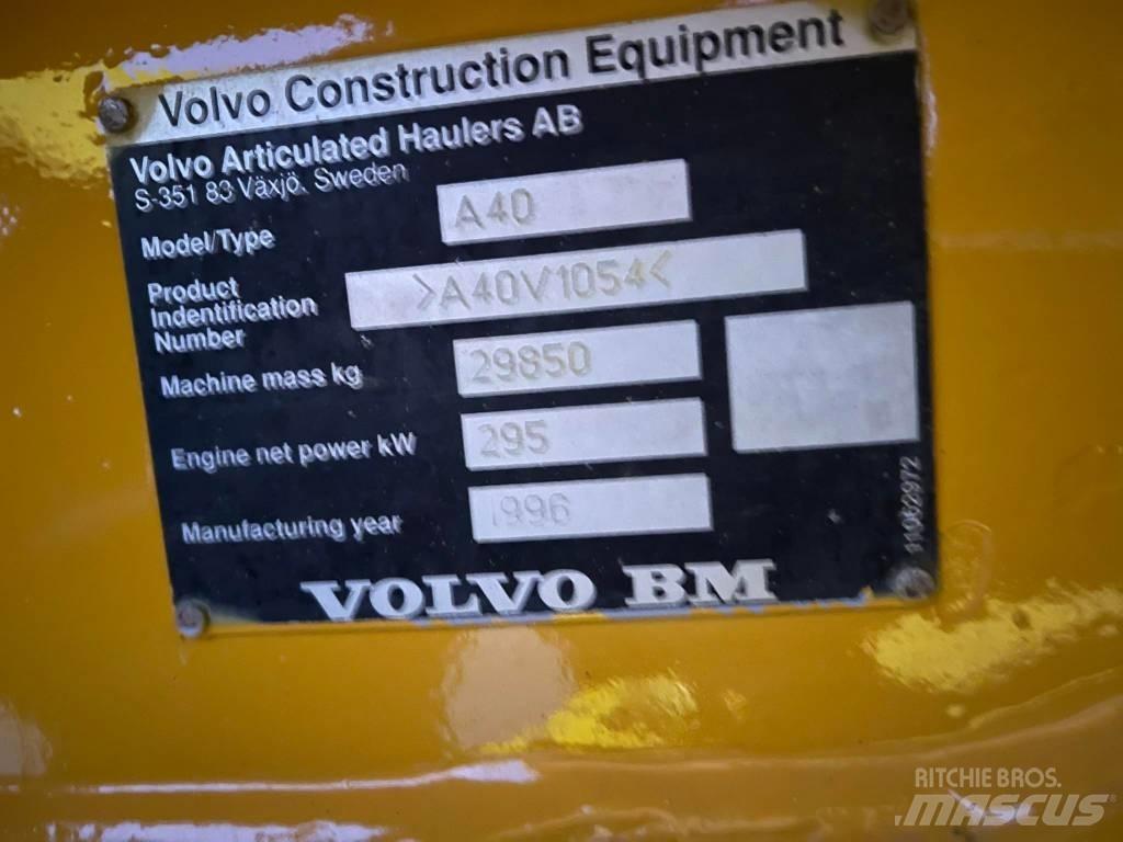 Volvo A40C Kloubové dempry