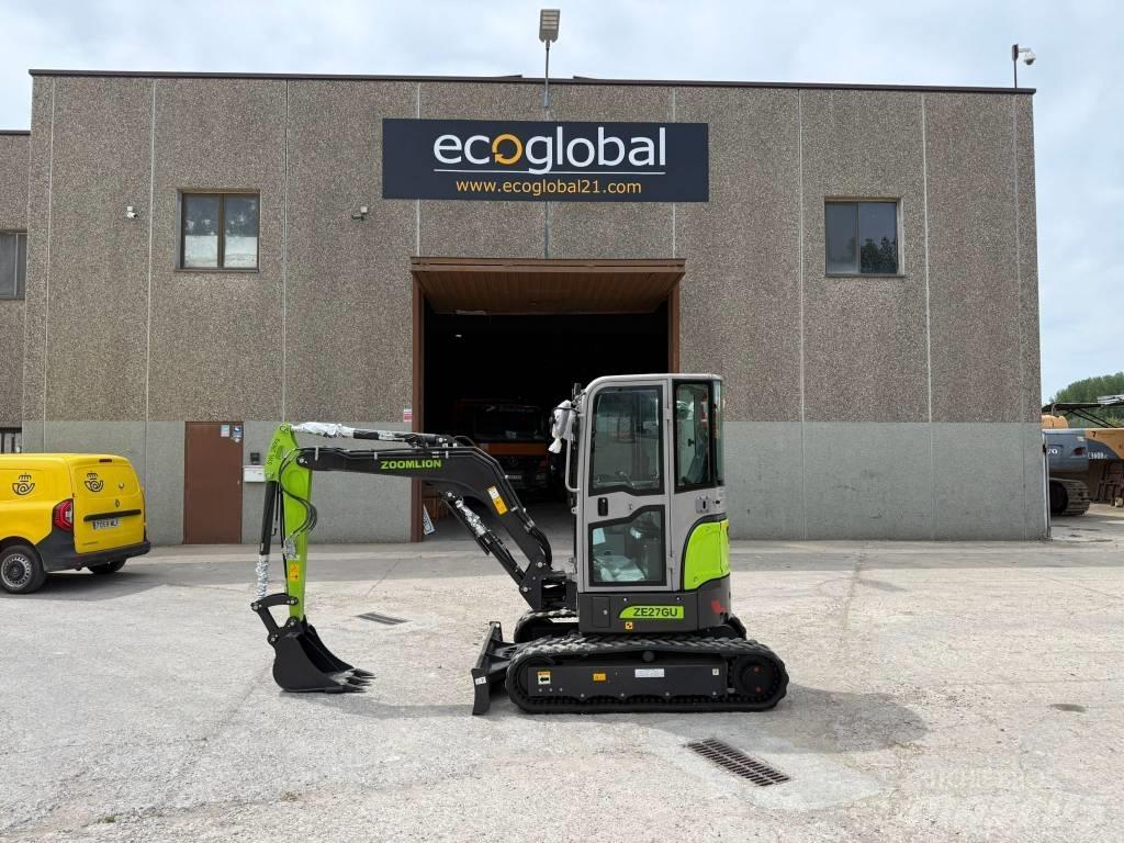 Zoomlion ZE27 GU Mini rýpadla < 7t