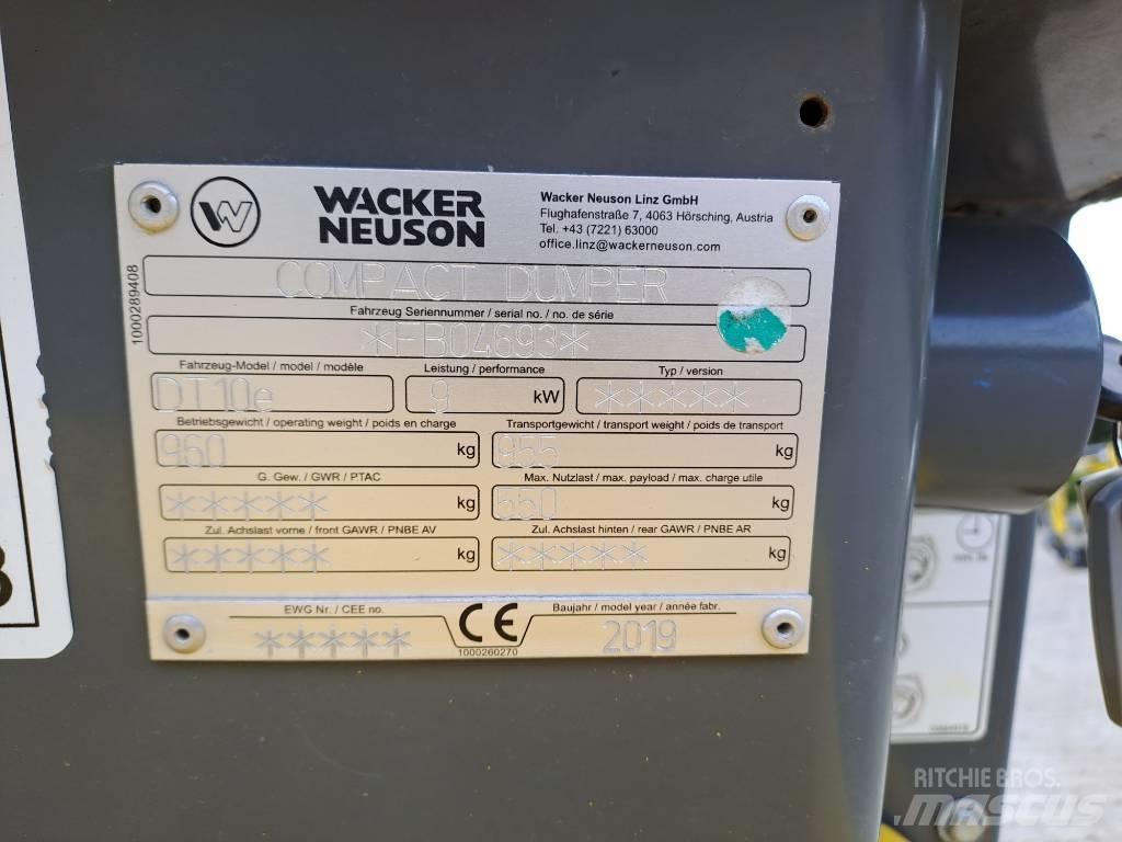 Wacker Neuson DT10e Pásové dempry