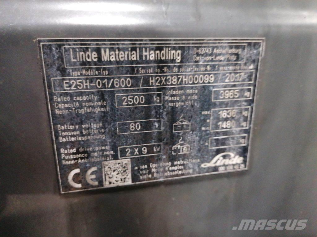 Linde E25H-01/600 Akumulátorové vozíky