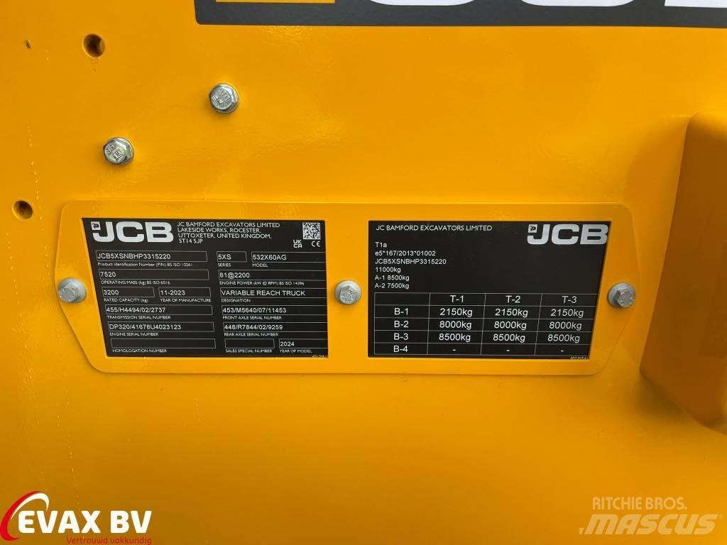 JCB 532-60 Teleskopické nakladače pro zemědělství