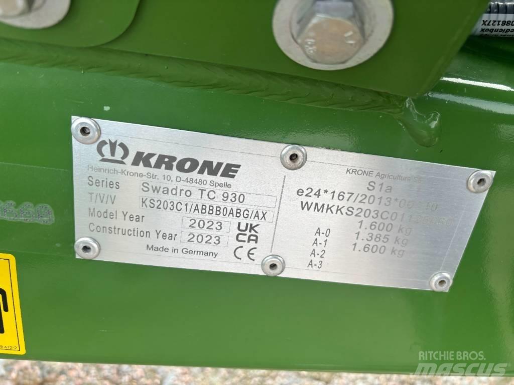 Krone Swadro TC 930 Řádkovače
