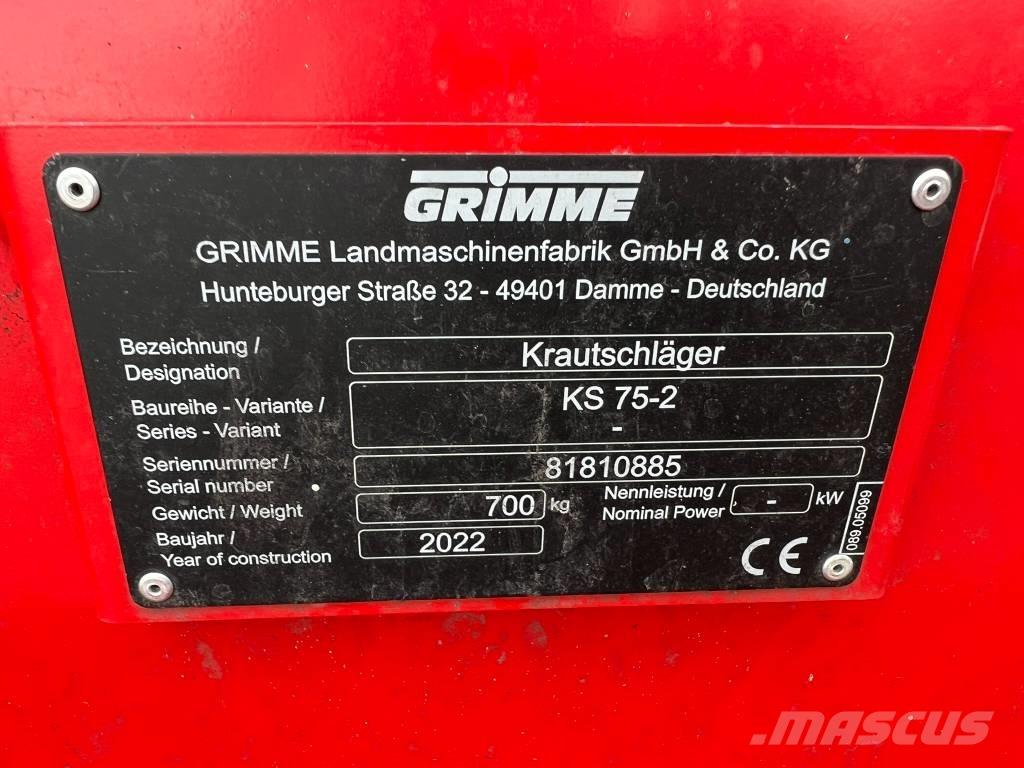 Grimme KS 75-2 Mulčovače bramborové natě