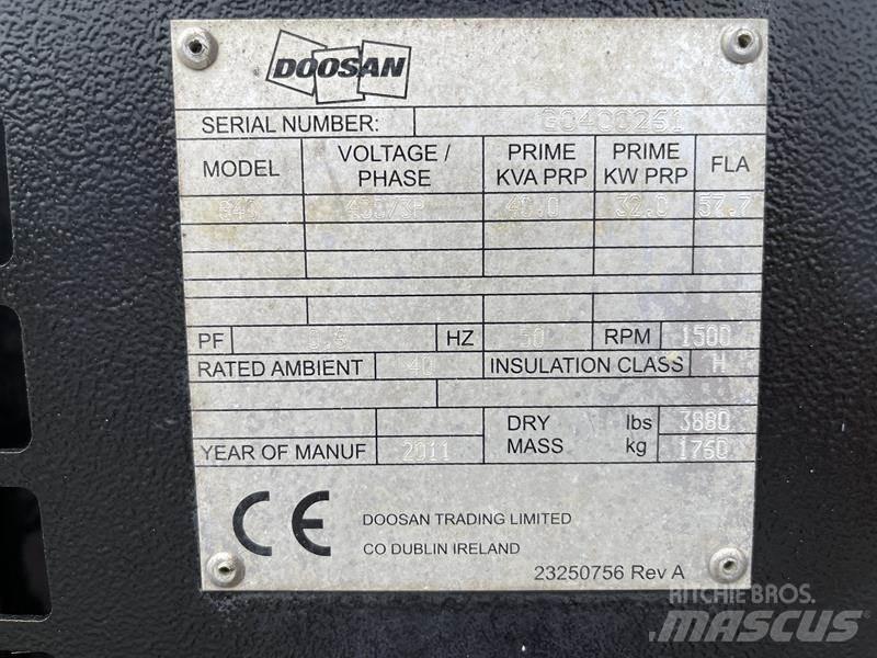 Doosan G 40 Naftové generátory