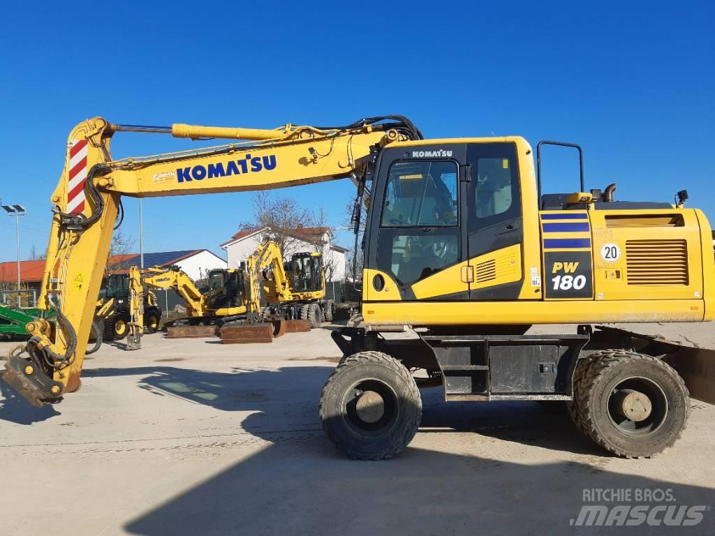 Komatsu PW180-11 Kolová rýpadla