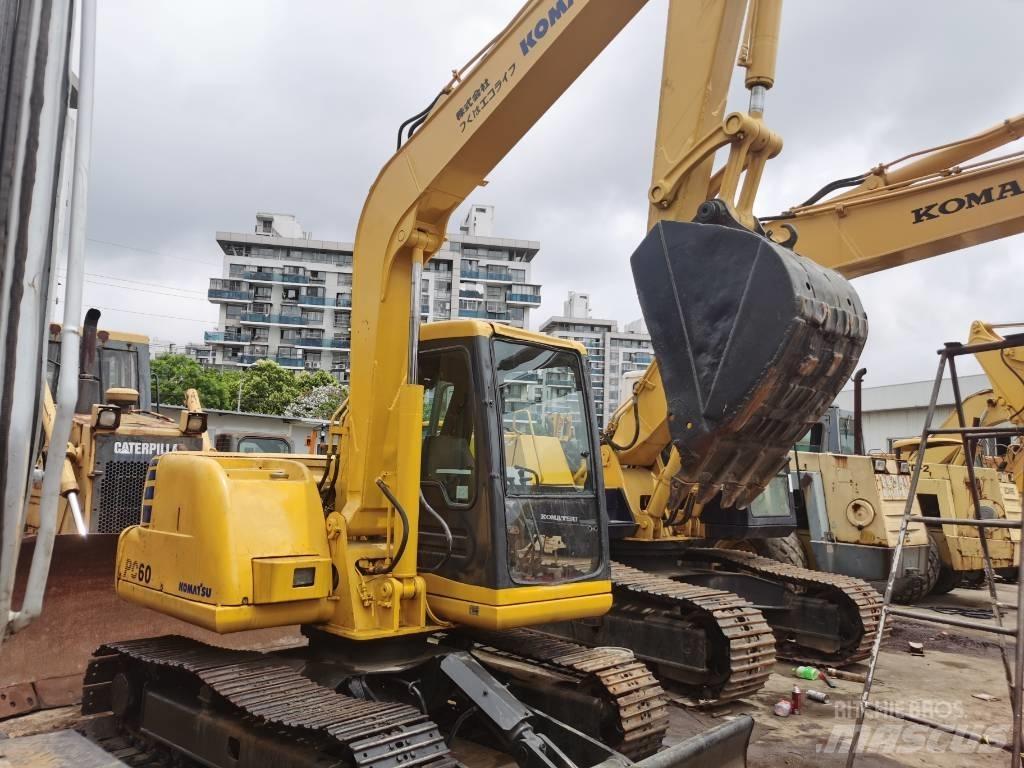 Komatsu PC60-7 Pásová rýpadla